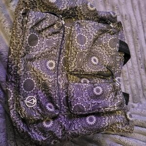 Ivivva Purple and White Patterned Tote Bag